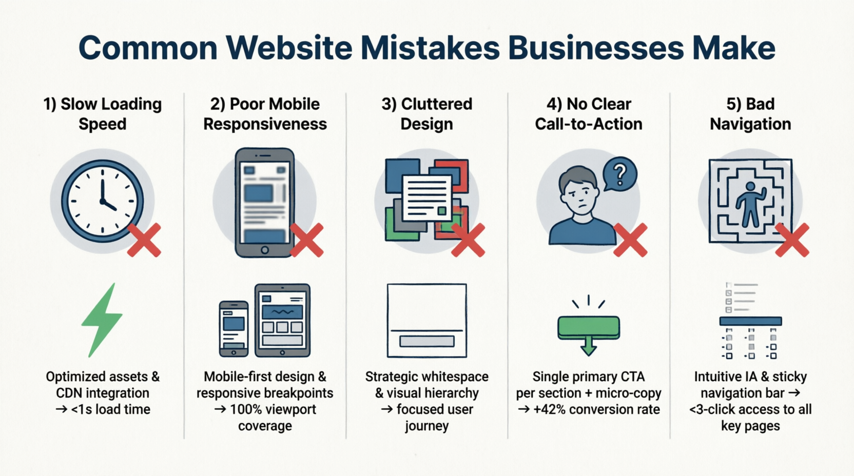 Common Website Mistakes Businesses Make (And How to Fix Them)